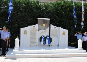 Αποκαλυπτήρια του Μνημείου Πεσόντων Πυροσβεστών στη Θεσσαλονίκη