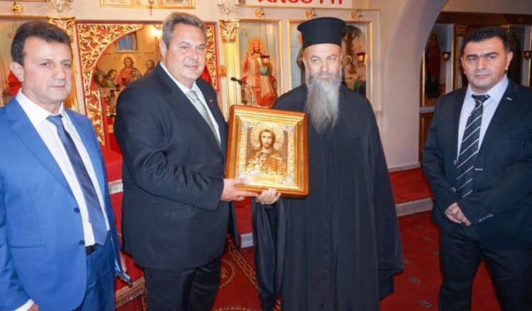 Τίμησαν τον Πάνο Καμμένο για την προσφορά του στον ποντιακό ελληνισμό