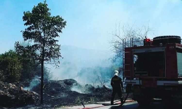 Έσβησε η φωτιά στο άλσος Συγγρού – Τραυματίστηκε ένας πυροσβέστης