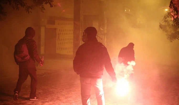 Ένταση στα Εξάρχεια μετά την πορεία για τον Γρηγορόπουλο