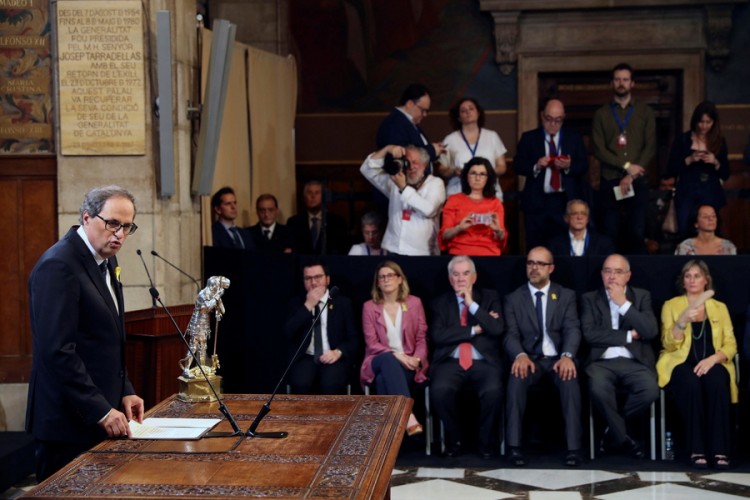 Ορκίστηκε η νέα κυβέρνηση της Καταλονίας – Παραμένει ως στόχος η ανεξαρτησία
