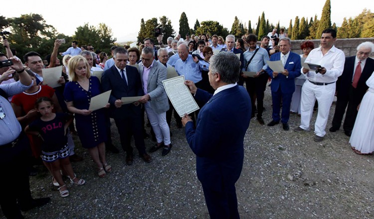 Ο Όρκος του Ιπποκράτη διαβάστηκε στο Ασκληπιείο Κω από 34 γιατρούς από όλο τον κόσμο