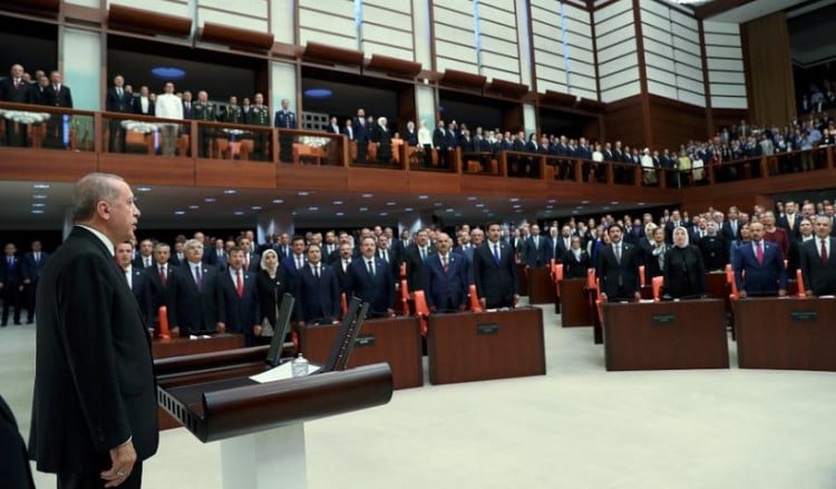 Ορκίστηκε πρόεδρος της Τουρκίας ο Ερντογάν