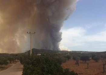 Τώρα μεγάλη φωτιά κοντά στην Κινέτα (βίντεο)