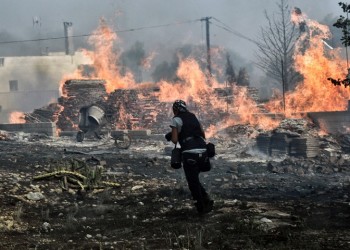 Υψηλός κίνδυνος εκδήλωσης πυρκαγιάς σήμερα