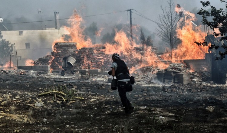 Υψηλός κίνδυνος εκδήλωσης πυρκαγιάς σήμερα