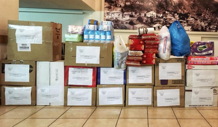 Η έμπρακτη συμπαράσταση της Ευξείνου Λέσχης Νάουσας στους πυρόπληκτους