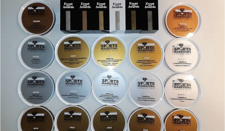Σημαντικές διακρίσεις για τον ΟΠΑΠ στα Sports Marketing Awards και τα Event Awards 2018