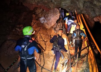 Σε εξέλιξη η επιχείρηση διάσωσης των παιδιών στην Ταϊλάνδη