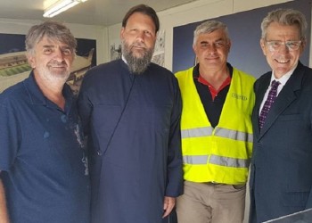 Ο πρέσβης των ΗΠΑ στο εργοτάξιο του νέου γηπέδου της ΑΕΚ