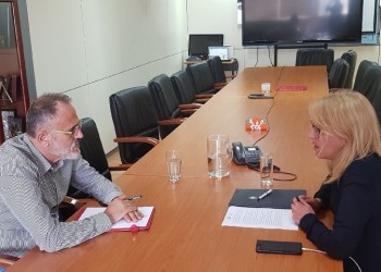 Συνάντηση Δούρου με τον διευθυντή του Αστεροσκοπείου Αθηνών