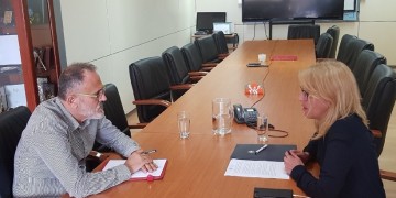 Συνάντηση Δούρου με τον διευθυντή του Αστεροσκοπείου Αθηνών