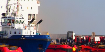 Μειώθηκε η κλίση του «Ελευθέριος Βενιζέλος» στο λιμάνι του Πειραιά