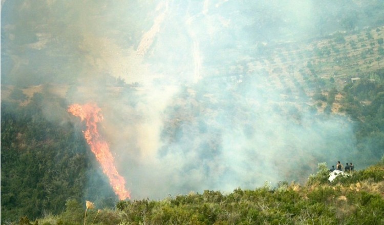 Φωτιά στον Αποκόρωνα Χανίων