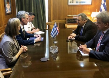 Συνάντηση Καμμένου με τον πρέσβη των ΗΠΑ