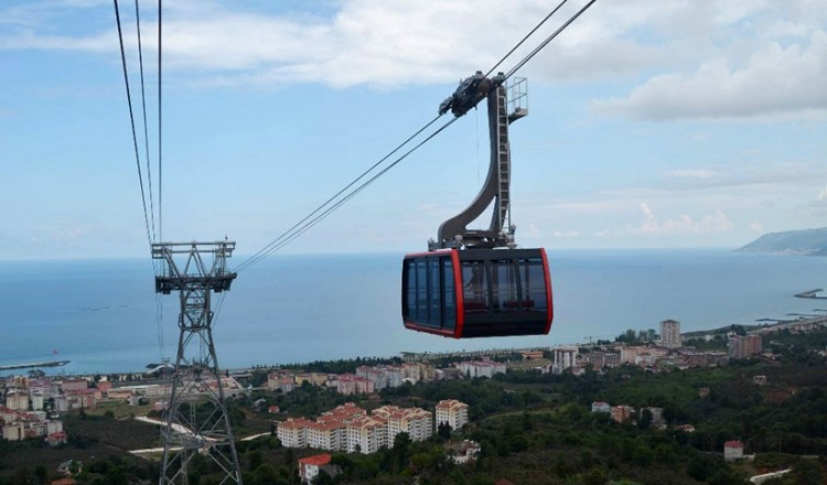 Στην Τραπεζούντα λειτουργεί το πιο μεγάλο τελεφερίκ του Πόντου