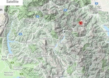 Σεισμός 5,2 βαθμών Ρίχτερ πριν λίγο στα Τρίκαλα