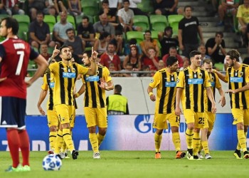 Champions League: Νίκη… ομίλων για την ΑΕΚ επί της Βίντι με 2-1