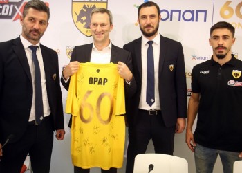 ΟΠΑΠ και ΠΑΕ ΑΕΚ μαζί για την περίοδο 2018-2019 (φωτο, βίντεο)
