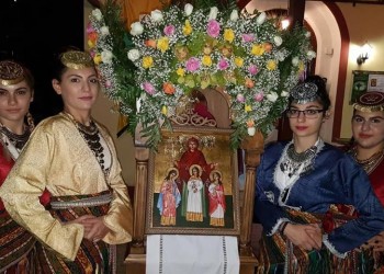 Στη λιτανεία της εικόνας της Αγίας Σοφίας ο Σύλλογος Ποντίων Αγίας Βαρβάρας