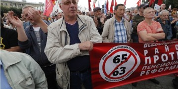 Διαδηλώσεις στη Ρωσία κατά της μεταρρύθμισης του συνταξιοδοτικού