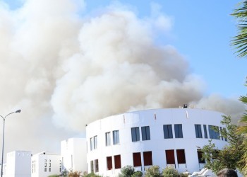 Υπό έλεγχο η φωτιά στο Πανεπιστήμιο Κρήτης
