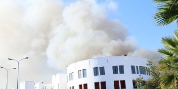 Υπό έλεγχο η φωτιά στο Πανεπιστήμιο Κρήτης