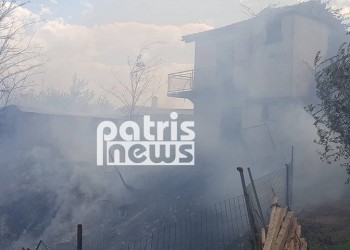 Πύργος: Υπό έλεγχο η μεγάλη φωτιά στη Σπιάτζα