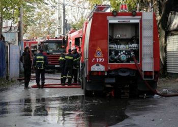 Φωτιά στην περιοχή Φράτσια Κυθήρων 2