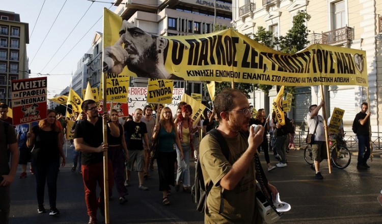 Τίμησαν τη μνήμη του Παύλου Φύσσα με αντιφασιστικό συλλαλητήριο στην Αθήνα