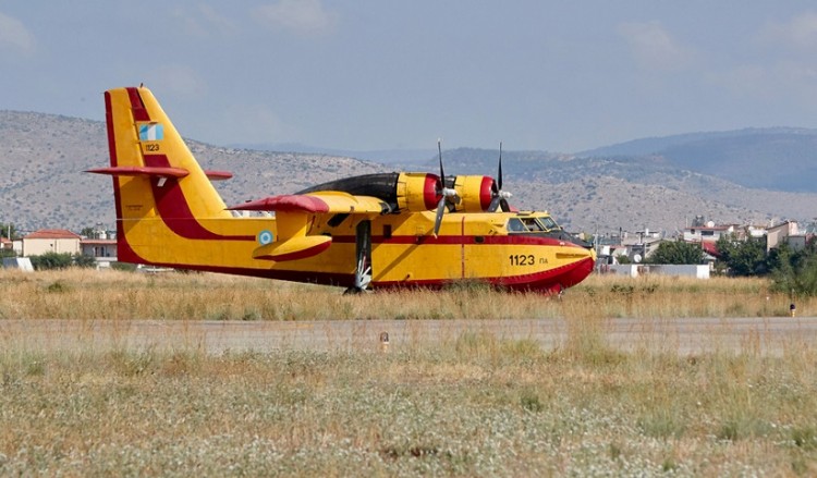 Φωτιά στην Κεφαλονιά, στα Προκοπάτα