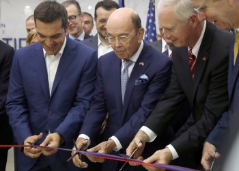 Στα εγκαίνια του περιπτέρου των ΗΠΑ ο Τσίπρας: Η Ελλάδα ανοίγει τις πύλες της στη νέα εποχή
