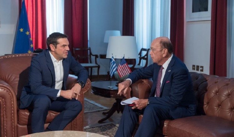 Συνάντηση Τσίπρα-Ρος: Οι ΗΠΑ στηρίζουν την Ελλάδα και την οικονομία της