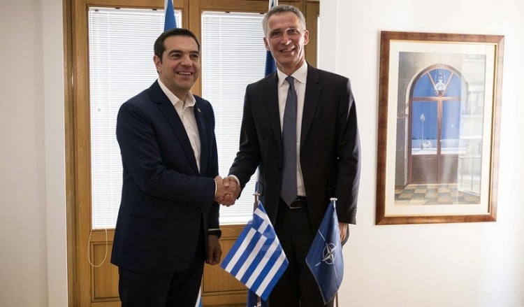Ο Τσίπρας συναντάται σήμερα με τον Γάλλο ΥΠΕΞ και τον γ.γ. του ΝΑΤΟ