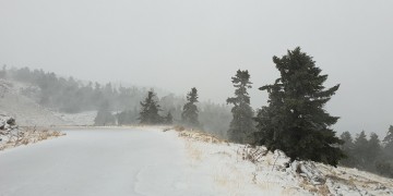 Κακοκαιρία: Με αλυσίδες η κίνηση των αυτοκινήτων σε Δυτική Μακεδονία και Ημαθία