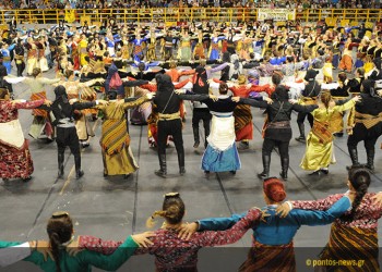 Ο καιρός στη Λάρισα τη μέρα του 14ου Φεστιβάλ Ποντιακών Χορών