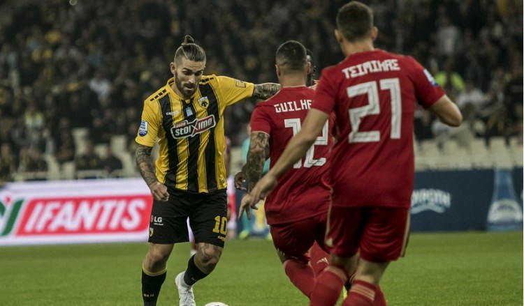 Super League: ΑΕΚ-Ολυμπιακός 1-1