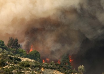 Χαλκιδική: Αυξήθηκαν οι δυνάμεις της Πυροσβεστικής στη Σάρτη