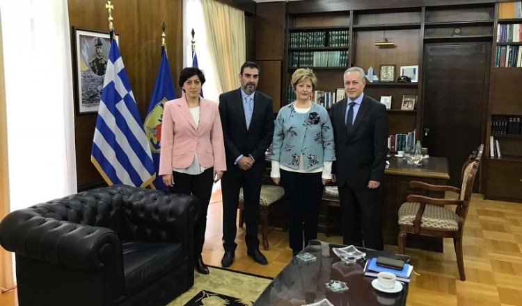 Η Αρμενική Εθνική Επιτροπή Ελλάδος στο υπουργείο Άμυνας