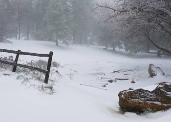 Η «Πηνελόπη» έφερε τα πρώτα χιόνια στην Πάρνηθα (φωτο, βίντεο)
