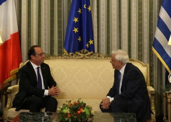 Στην Αθήνα ο Ολάντ με μήνυμα για την επιτυχία της Ελλάδας