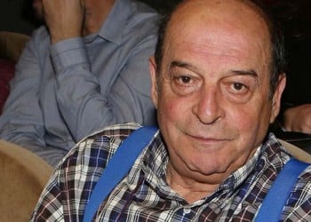 Ο Μανούσος Μανουσάκης στην Έδεσσα για τις ανάγκες του σίριαλ για τη Γενοκτονία των Ποντίων