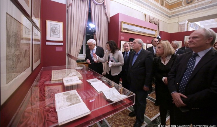 Εγκαινιάστηκε στη Βουλή η έκθεση «Ρήγας και Επανάσταση»