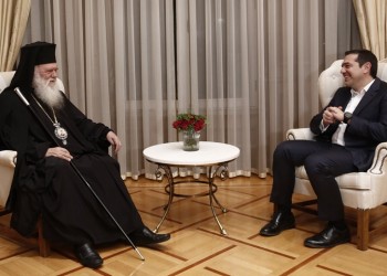 Στο Μαξίμου ο Αρχιεπίσκοπος Ιερώνυμος για τη συνάντηση με τον Αλέξη Τσίπρα