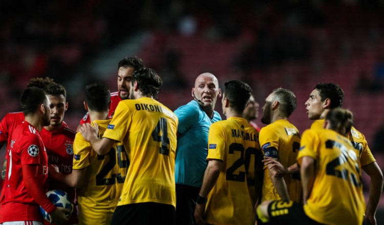 Champions League: Μπενφίκα-ΑΕΚ 1-0