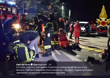 Ιταλία: Έξι νεκροί και δεκάδες τραυματίες σε συναυλία κοντά στην Ανκόνα