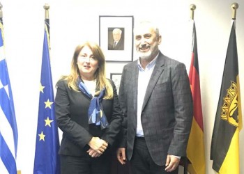 Εγκάρδιο καλωσόρισμα της ΟΣΕΠΕ στην πρόξενο της Ελλάδας στη Στουτγάρδη, Ελένη Λιανίδου