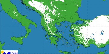 Το 8% της Ελλάδας ήταν καλυμμένο από χιόνι μετά τα Χριστούγεννα!