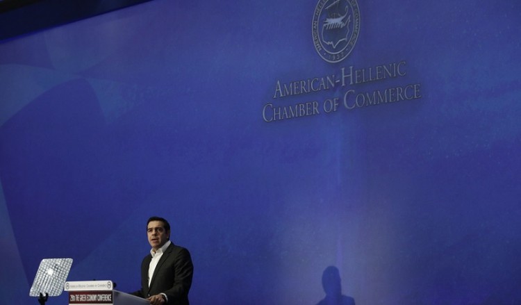 Με την ομιλία Τσίπρα ολοκληρώθηκαν οι εργασίες του 29ου συνεδρίου του Ελληνοαμερικανικού Εμπορικού Επιμελητηρίου