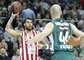 Euroleague: Ζαλγκίρις-Ολυμπιακός 83-75